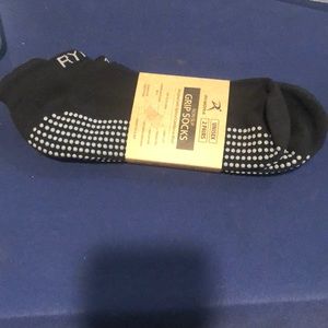 Rymora unisex non slip grip socks 2 pairs NWT size XL